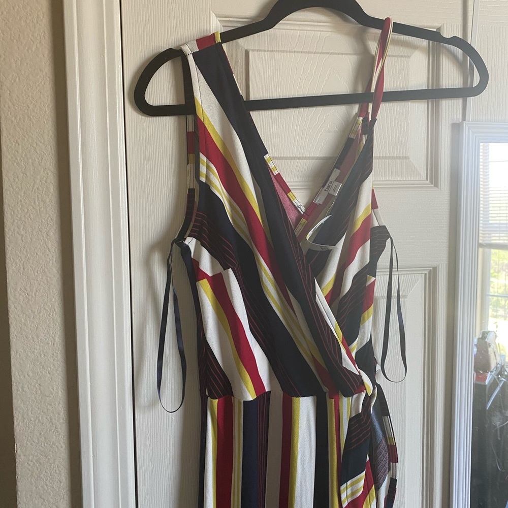 Tonic Stripe Long Jumpsuit